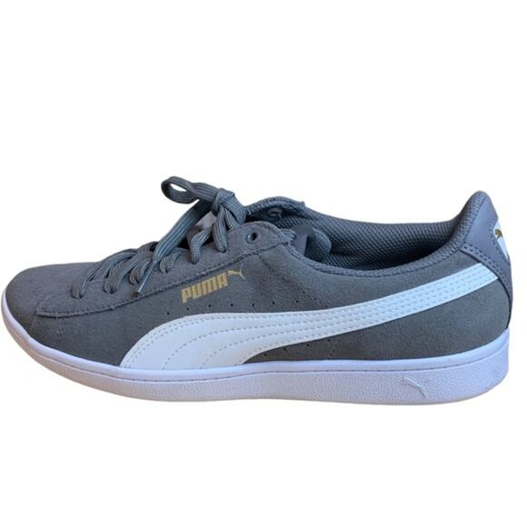 New Puma soft foam comfort tennis shoe grey and white. Size 10 - Picture 5 of 11